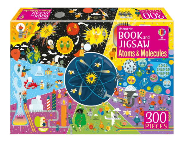 Usborne Book and Jigsaw Atoms and Molecules