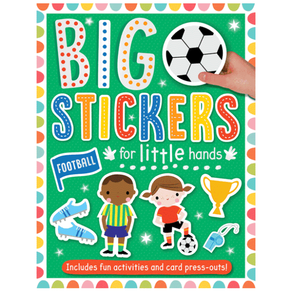 Big Stickers for Little Hands Football