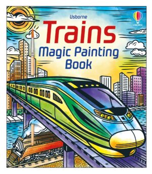 Trains Magic Painting Book