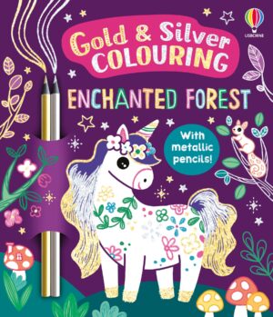 Gold and Silver Colouring: Enchanted Forest